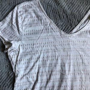 Maurices Gold and Cream Blouse